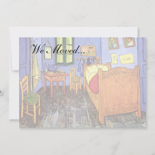 Vincent van Gogh - Bedroom in Arles Fine Art Aankondiging (Voorkant)