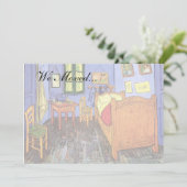 Vincent van Gogh - Bedroom in Arles Fine Art Aankondiging (Staand voorkant)