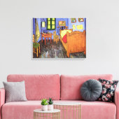 Vincent van Gogh - Bedroom in Arles Fine Art Canvas Afdruk (Insitu (Woonkamer))