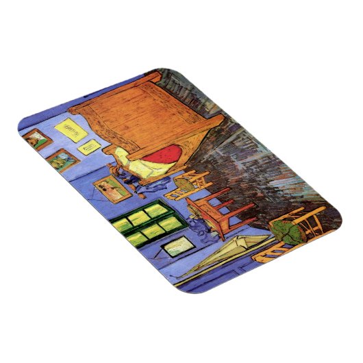 Vincent van Gogh - Bedroom in Arles Fine Art Magneet (Rechterzijde)