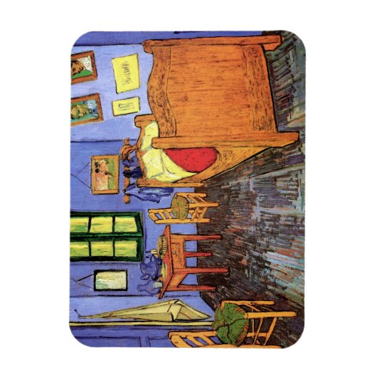 Vincent van Gogh - Bedroom in Arles Fine Art Magneet (Verticaal)