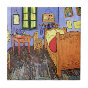 Vincent van Gogh - Bedroom in Arles Fine Art Tegeltje