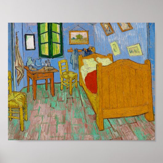 Vincent van Gogh Bedroom in Arles Painting Poster (Voorkant)