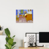 Vincent van Gogh Bedroom in Arles Poster (Thuiskantoor)