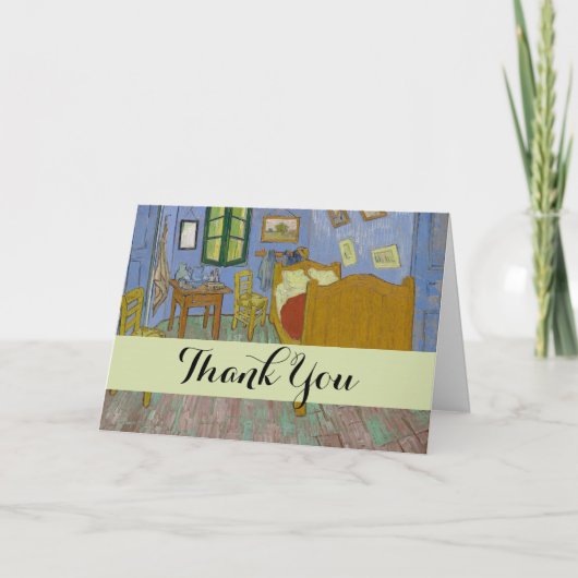 Vincent Van Gogh Bedroom Painting Bedankkaart (Voorkant)