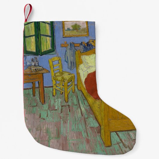 Vincent Van Gogh Bedroom Painting Kleine Kerstsok (Voorkant)