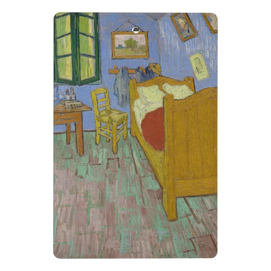 Vincent Van Gogh Bedroom Painting Mini Klembord (Achterkant)