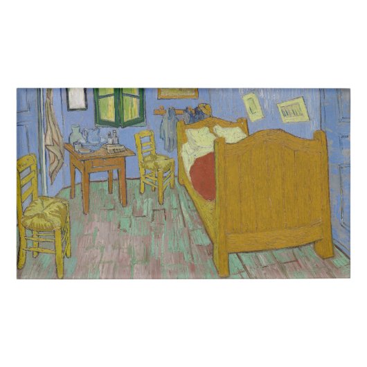 Vincent Van Gogh Bedroom Painting Naambadge (Voorkant)