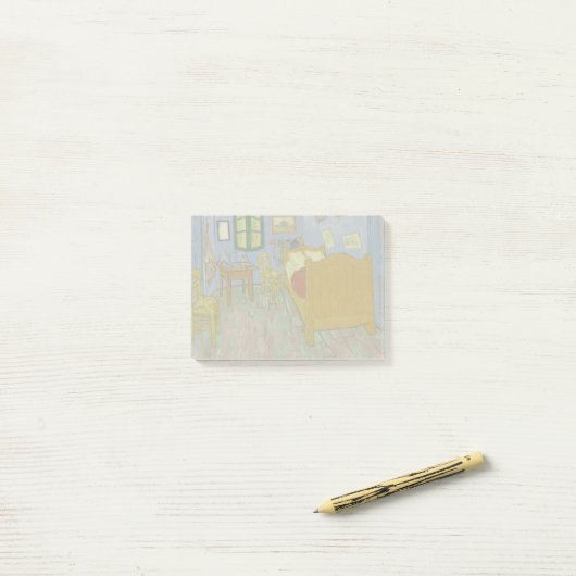 Vincent Van Gogh Bedroom Painting Post-it® Notes (Op bureau)