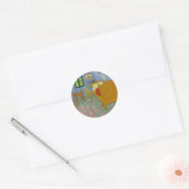 Vincent Van Gogh Bedroom Painting Ronde Sticker (Envelop)