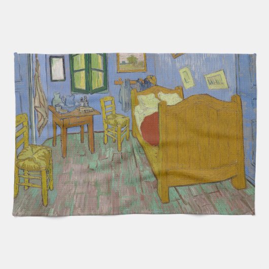Vincent Van Gogh Bedroom Painting Theedoek (Horizontaal)