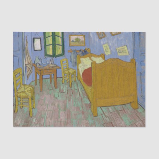 Vincent Van Gogh Bedroom Painting Tissuepapier (Voorkant)