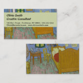 Vincent Van Gogh Bedroom Painting Visitekaartje (Voorkant / Achterkant)