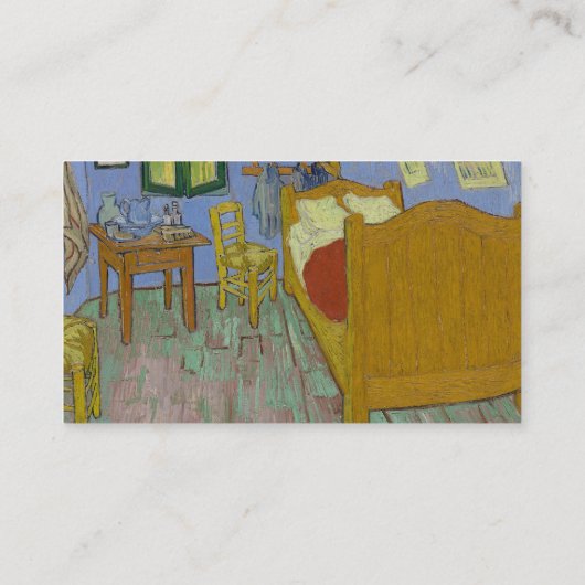 Vincent Van Gogh Bedroom Painting Visitekaartje (Achterkant)