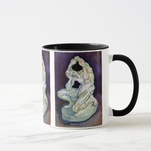 Vincent Van Gogh - Beeldje van een knielende man Mok (Rechts)