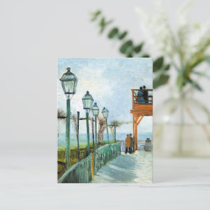 Vincent van Gogh - Belvedere met uitzicht op Montm Briefkaart