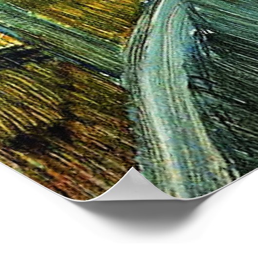 Vincent van Gogh, Belvedere met uitzicht op Montma Poster (Hoek)