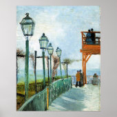 Vincent van Gogh, Belvedere met uitzicht op Montma Poster (Voorkant)