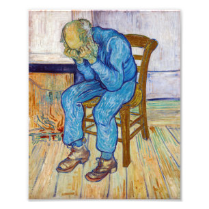 Vincent van Gogh - Bij de poort van de eeuwigheid Foto Afdruk