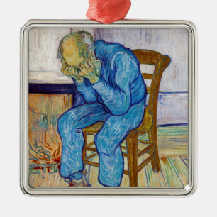Vincent van Gogh - Bij de poort van de eeuwigheid Metalen Ornament