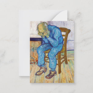 Vincent van Gogh - Bij de poort van de eeuwigheid Notitiekaartje