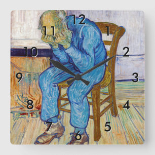 Vincent van Gogh - Bij de poort van de eeuwigheid Vierkante Klok