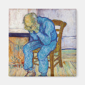 Vincent van Gogh - bij de poort van Eternity Magneet (Voorkant)