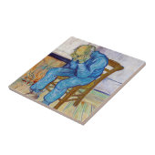 Vincent van Gogh - bij de poort van Eternity Tegeltje (Zijkant)