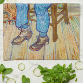 Vincent van Gogh - bij de poort van Eternity Theedoek (Gevouwen)