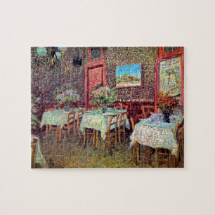 Vincent van Gogh - binnenland van een restaurant Legpuzzel