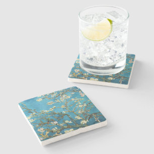 Vincent van Gogh, Bloeiende amandelboom. Antiek Stenen Onderzetter