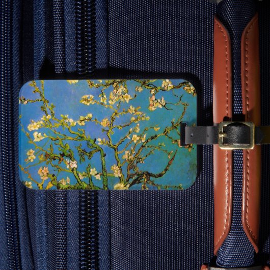Vincent van Gogh - Bloeiende amandelboom Bagagelabel (Voorkant Insitu 4)