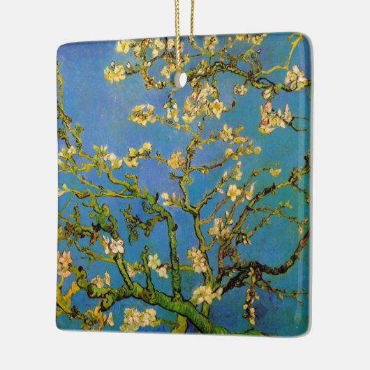 Vincent van Gogh - Bloeiende amandelboom Keramisch Ornament (Links)