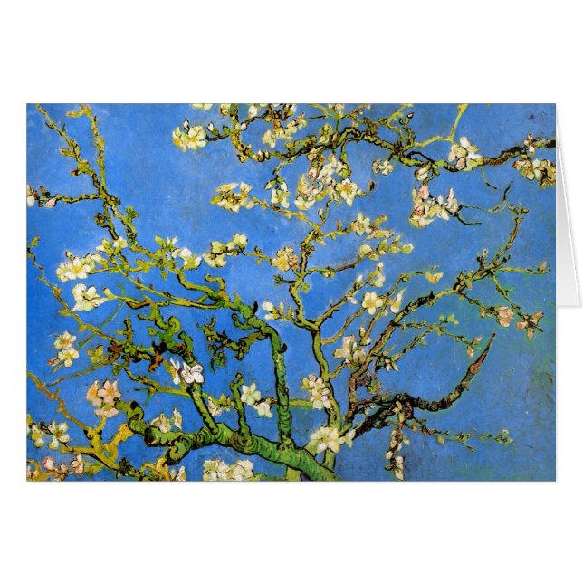 Vincent Van Gogh - Bloeiende amandelboom Kunst (Voorkant Horizontaal)