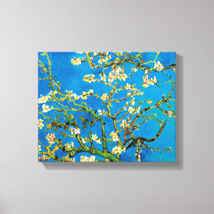 Vincent Van Gogh - Bloeiende amandelboom Kunst Canvas Afdruk