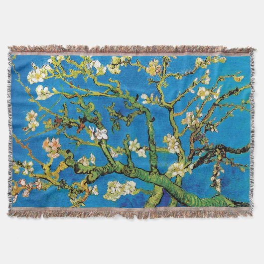 Vincent Van Gogh - Bloeiende amandelboom Kunst Deken (Voorkant)