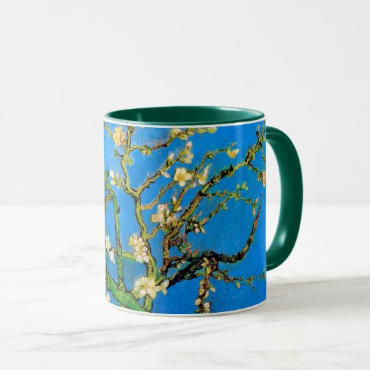 Vincent Van Gogh - Bloeiende amandelboom Kunst Mok (Voorkant rechts)