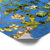 Vincent Van Gogh - Bloeiende amandelboom Kunst Poster (Hoek)