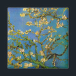 Vincent van Gogh - Bloeiende amandelboom Magneet<br><div class="desc">Blossoming Almond Tree (1890) van Van Gogh is een post-impressionisme, een mooie kunstschilderij die nog leeft. Een tak van een amandelboom in bloem in een lentuin met de blauwe hemel op de achtergrond. Mooie witte bloemen. Over de kunstenaar: Vincent Willem van Gogh (1853-1890) was een postimpressionistische schilder wiens werk het...</div>