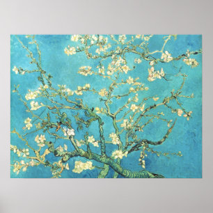 Vincent van Gogh Bloeiende amandelboom Poster