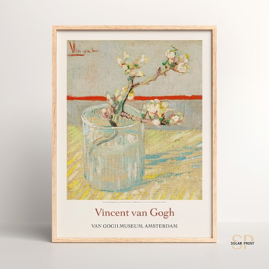 Vincent van Gogh Bloeiende Amandeltak Kunst Poster