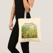 Vincent van Gogh,Bloeiende boomgaard Tote Bag (Voorkant (product))