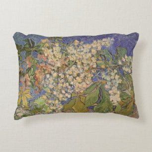 Vincent van Gogh - Bloeiende Kastanje Takken Decoratief Kussen
