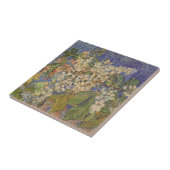 Vincent van Gogh - Bloeiende kastanjebakken Tegeltje (Zijkant)