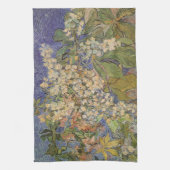 Vincent van Gogh - Bloeiende kastanjebakken Theedoek (Verticaal)