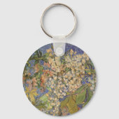 Vincent van Gogh - Bloeiende Kastanjetakken Sleutelhanger (Achterkant)