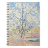 Vincent van Gogh Bloeiende Perzikbomen 1888 Notitieboek (Voorkant)