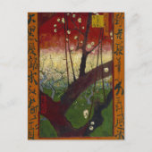 Vincent van Gogh - Bloeiende pruimenboom Briefkaart (Voorkant)