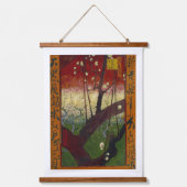 Vincent van Gogh - Bloeiende pruimenboom Hangend Wandkleed (Voorkant)