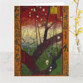 Vincent van Gogh - Bloeiende pruimenboom Kaart (Gele Bloem)